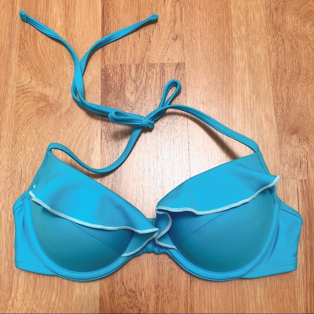 American Eagle Aerie 32C Swim Ruffle Push Up